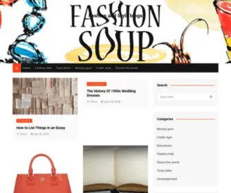 Fashion-Soup.com(Fashion and Style blogs) Screenshot