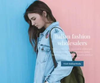 Fashion-Wholesalers.com(Italy wholesale fashion clothing) Screenshot