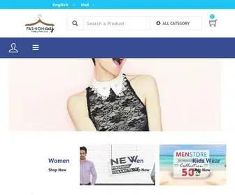 Fashionaaj.com(The Real Online Store) Screenshot