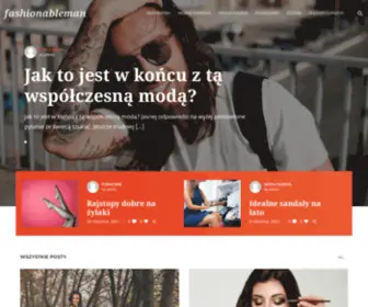 Fashionableman.pl(Blog dla mężczyzn z klasą) Screenshot