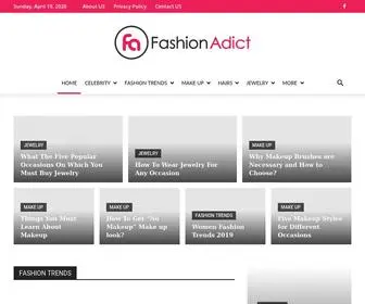 Fashionadict.com(Fashion Adict) Screenshot