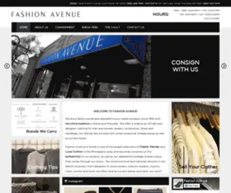 Fashionavenueresale.com(Fashion Avenue) Screenshot