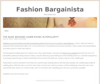 Fashionbargainista.com(Contact Support) Screenshot