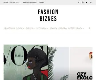 Fashionbiznes.pl(Fashion Biznes) Screenshot