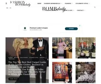 Fashionbombdaily.com(Fashion Bomb Daily is the web) Screenshot