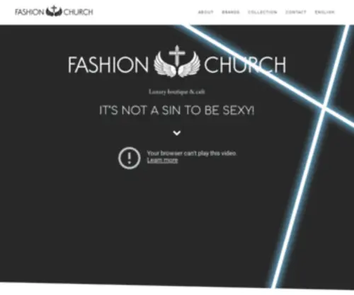 Fashionchurch.org(Luxury Boutique in the historical center of Prague) Screenshot