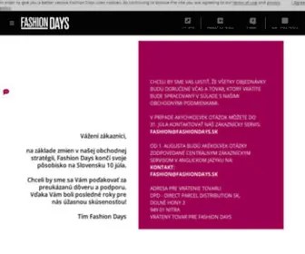 Fashiondays.sk(Fashion Days) Screenshot