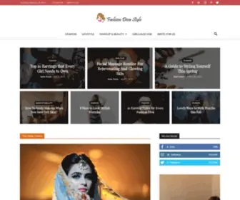 Fashiondivastyle.com(Indian Fashion Blogger) Screenshot