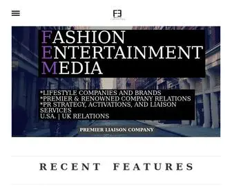 Fashionentertainmentmedia.com(H O M E) Screenshot