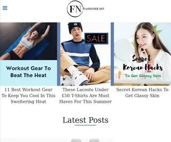 Fashioner.net(Know all about Fashion and Trendy) Screenshot