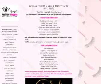 Fashionfingers.com.au(NAIL & BEAUTY SALON) Screenshot