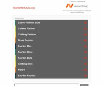 Fashionforfuture.org(Every Person wants a unique style) Screenshot