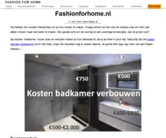 Fashionforhome.nl(Fashion for Home) Screenshot