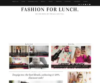 Fashionforlunch.net(Fashion For Lunch) Screenshot