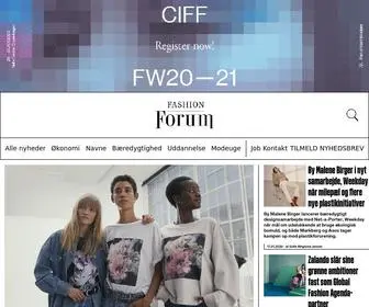Fashionforum.dk(Fashion Forum) Screenshot