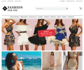 Fashionforyou.ro(Verifica cea mai noua colectie de haine pentru femei pe) Screenshot