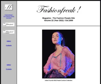 Fashionfreak.de(The Fashion People Site) Screenshot