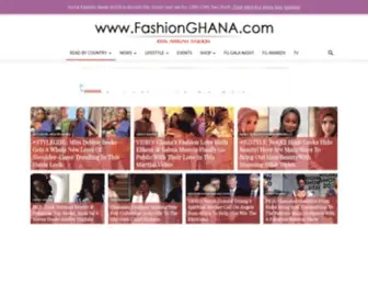 Fashionghana.com(Fashion GHANA) Screenshot