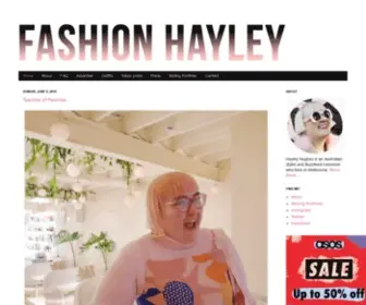 Fashionhayley.com(Fashion Hayley) Screenshot