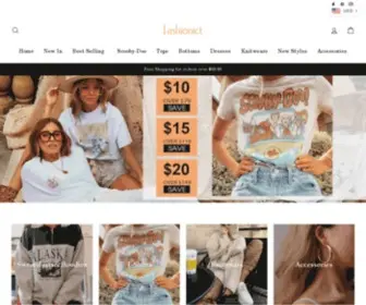 Fashionict.com(Women's vintage style online store) Screenshot