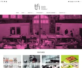 Fashionincubator.com(The Toronto Fashion Incubator (TFI)) Screenshot