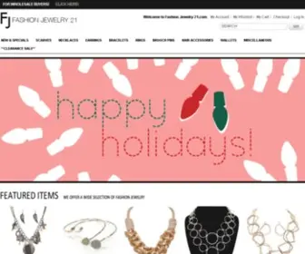 Fashionjewelry21.com(Fashion Jewelry 21) Screenshot