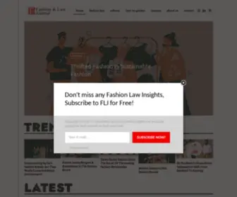 Fashionlawjournal.com(Fashion Law Journal) Screenshot