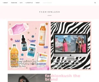 Fashionlush.com(Fashion & Lifestyle blog by Erica Stolman) Screenshot
