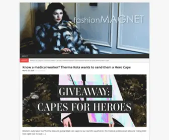 Fashionmagnet.ca(Fashion industry news) Screenshot