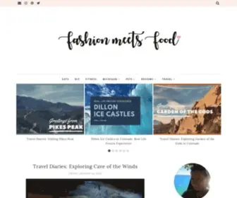 Fashionmeetsfood.com(Finding the adventure in every day) Screenshot