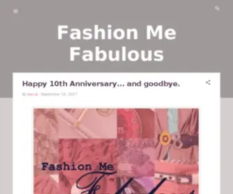 Fashionmefabulous.com(Fashion Me Fabulous) Screenshot