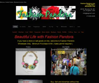 Fashionpandora.com(  Wholesale Accessory Mall) Screenshot
