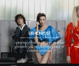 Fashionpost.pl(Portal modowo) Screenshot