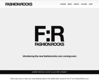 Fashionrocks.com(Fashion Rocks Events) Screenshot