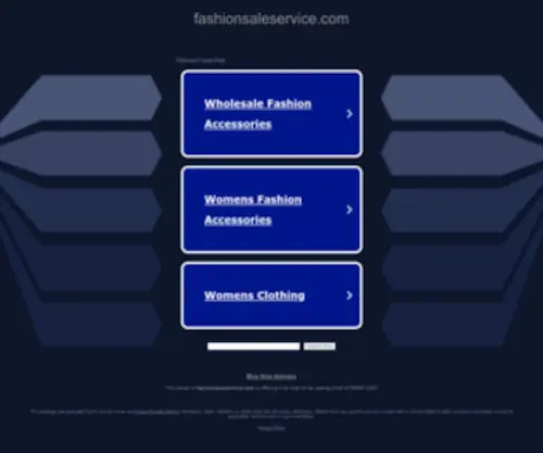Fashionsaleservice.com(Fashionsaleservice) Screenshot