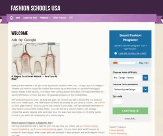 Fashionschoolsusa.com(Fashion Schools USA) Screenshot