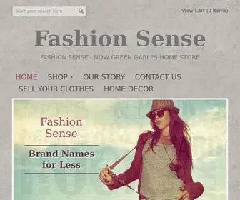 Fashionsenseshoppers.com(Fashion Sense Resale Shop) Screenshot