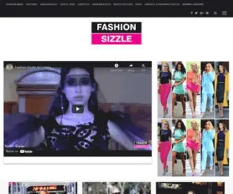 Fashionsizzle.com(Daily Fashion News and Fashion Show Reviews) Screenshot