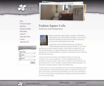 Fashionsquarelofts.com(Fashion Square Lofts) Screenshot