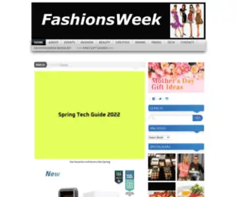Fashionsweek.com(Beauty, Fashion, Travel, Tech & Dining By Maya Litovsky) Screenshot