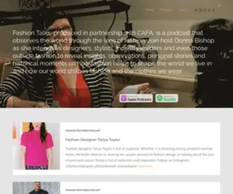 Fashiontalks.ca(OBSERVING THE WORLD THROUGH THE LENS OF FASHION) Screenshot