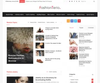 Fashionteria.com(Fashion and Lifestyle Trends for Men & Women) Screenshot