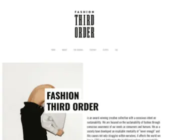 Fashionthirdorder.com(Fashion Third Order) Screenshot