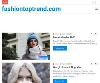 Fashiontoptrend.com(Fashion top trend Blog) Screenshot