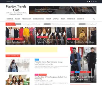 Fashiontrendsclub.com(Fashion, Beauty, Makeup & Lifestyle Tips for Women & Men) Screenshot