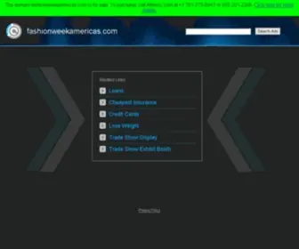 Fashionweekamericas.com(Fashionweekamericas) Screenshot