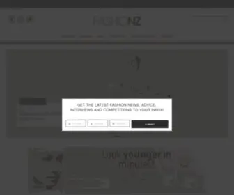 Fashionz.co.nz(New Zealand's Home of Fashion) Screenshot