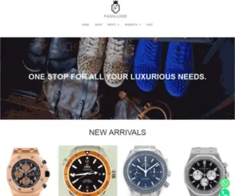 Fashluxee.com(Buy replica watches in india) Screenshot