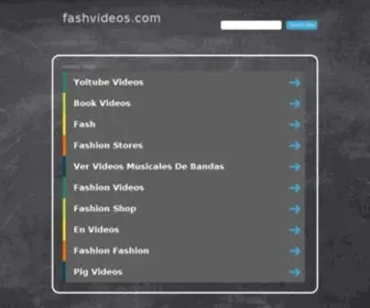 Fashvideos.com(Fashion and beauty videos) Screenshot