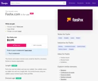 Fashx.com(Beauty product name for sale) Screenshot